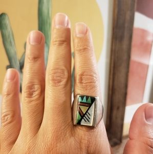 Vintage Sterling Silver Zuni Ring
